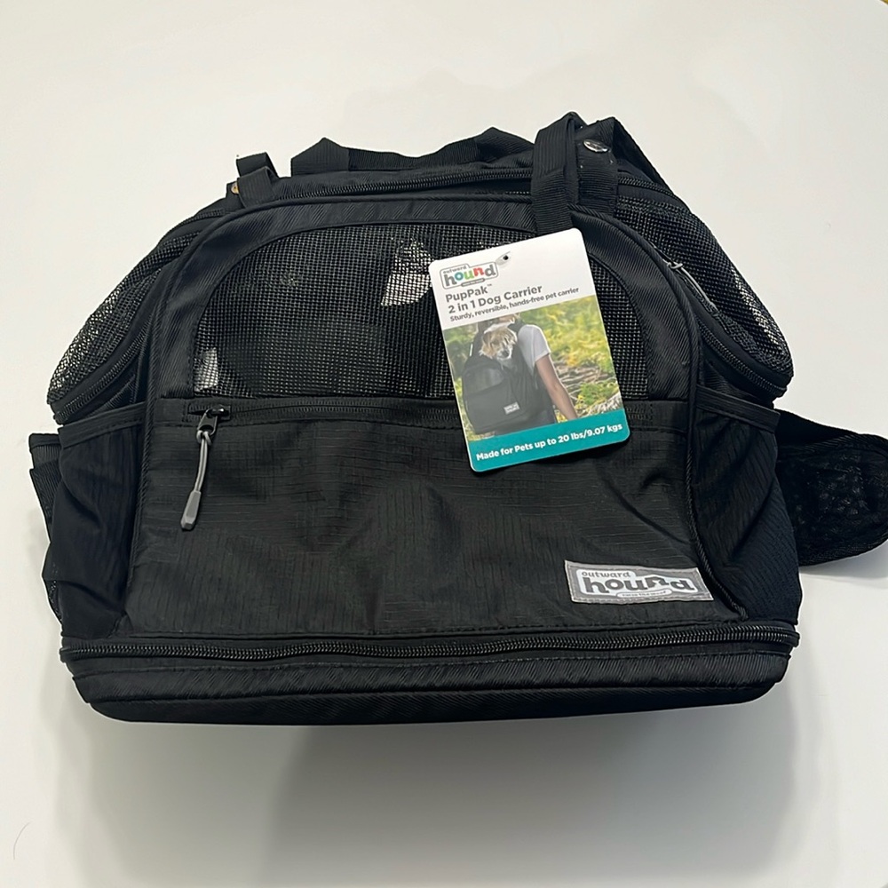 NWT PUPPAK 2in1 dog carrier